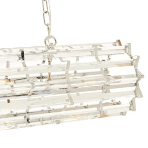 Karli Chrome Eight Bulb Pendant Light