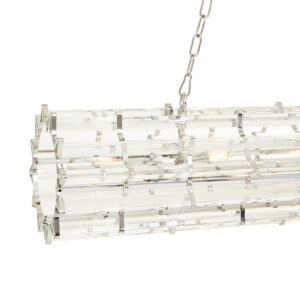 Karli Chrome Eight Bulb Pendant Light