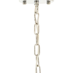 Karli Chrome Finish Small Vertical Pendant Light