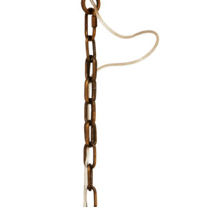 Karli Brass Finish Vertical Large Pendant Light