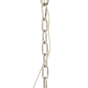 Karli Glass And Chrome Finish Large Vertical Pendant Light