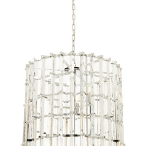 Karli Chrome And Glass Vertical Light