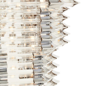 Karli 3 Tier Glass Statement Pendant Light