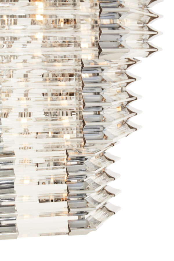 Karli 3 Tier Glass Statement Pendant Light