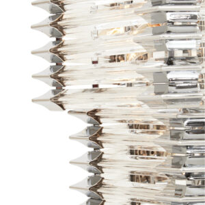 Karli 3 Tier Glass Statement Pendant Light