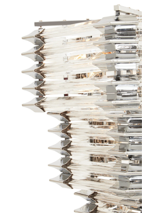 Karli 3 Tier Glass Statement Pendant Light