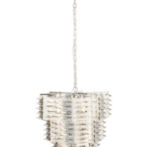 Karli 3 Tier Glass Statement Pendant Light