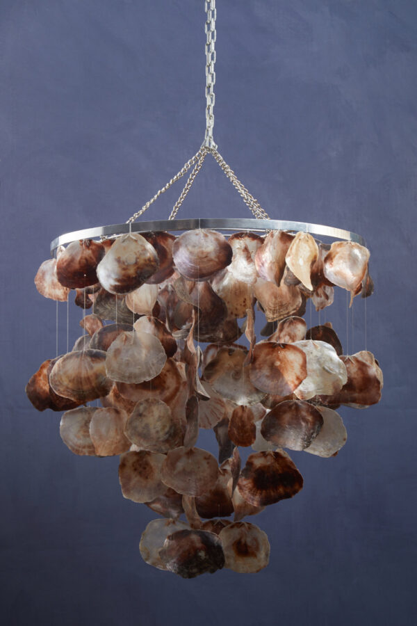 Palu Natural Shell Abstract Pendant Shade