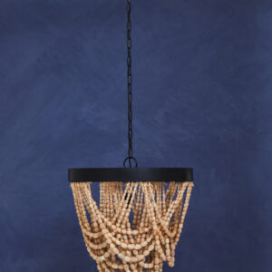 Lapiz Wooden Beads Chandelier