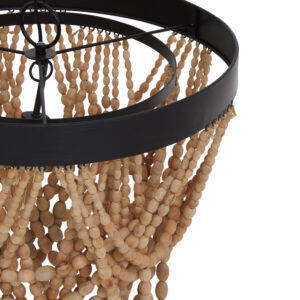 Lapiz Wooden Beads Chandelier
