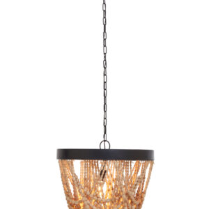 Lapiz Wooden Beads Chandelier