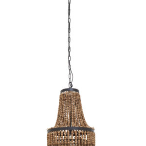 Lapiz Wooden Beads Large Chandelier