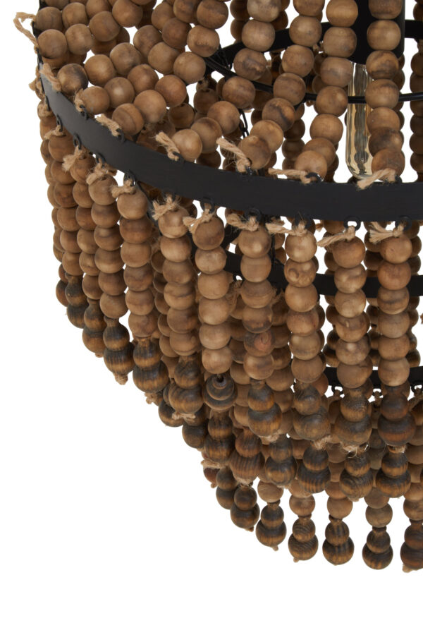 Lapiz Wooden Beads Large Chandelier