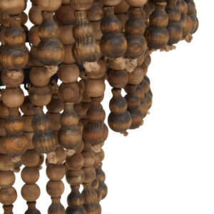 Lapiz Wooden Beads Large Chandelier
