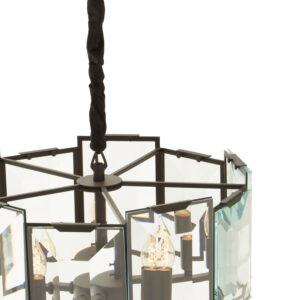 Babylon Black 6 Light Chandelier