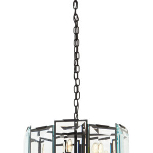 Babylon Black Small 6 Light Chandelier