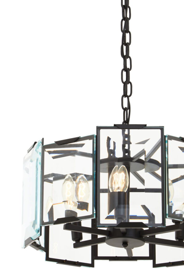 Babylon Black Small 6 Light Chandelier
