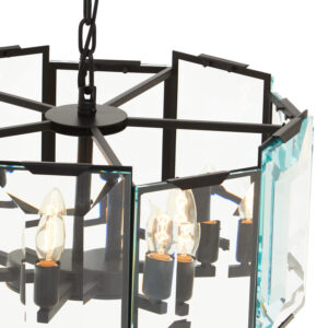 Babylon Black Small 6 Light Chandelier