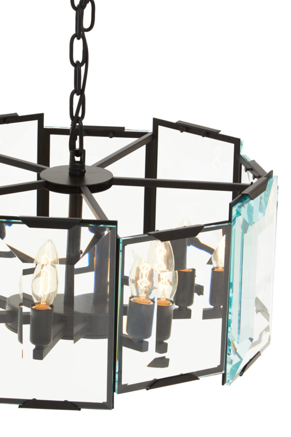 Babylon Black Small 6 Light Chandelier