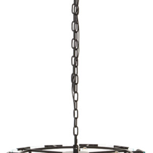 Babylon Black Medium 6 Light Chandelier