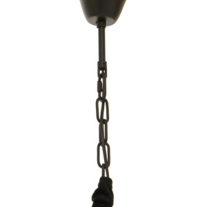 Babylon Six Bulb Black Crystal Chandelier