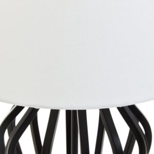 Zada Black And White Table Lamp