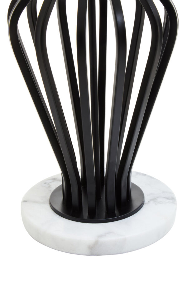 Zada Black And White Table Lamp