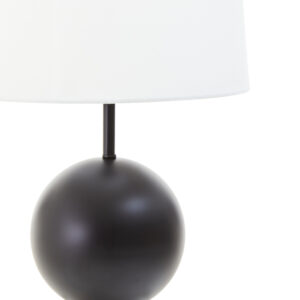 Zena Black Sphere Table Lamp