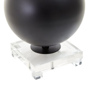 Zena Black Sphere Table Lamp