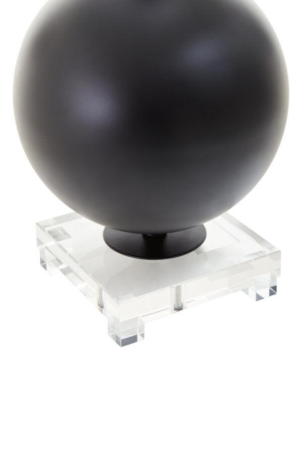 Zena Black Sphere Table Lamp