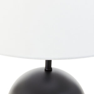 Zena Black Sphere Table Lamp