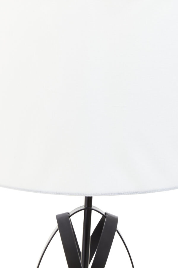 Zaina Black Cross Table Lamp