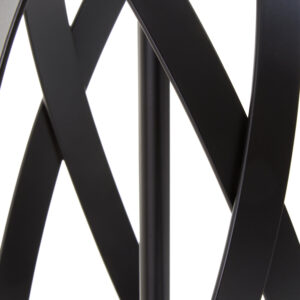 Zaina Black Cross Table Lamp