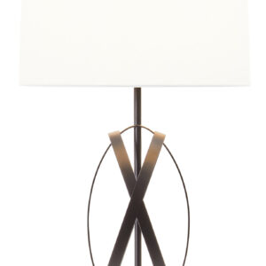 Zaina Black Cross Table Lamp