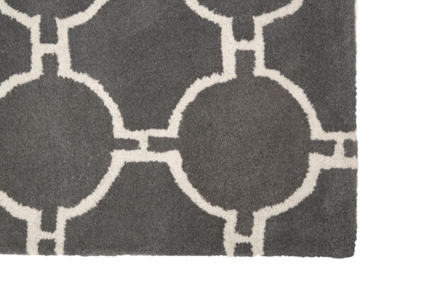 Bosie Kensington Townhouse Large Grey Hand Woven Rug