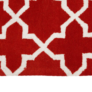Bosie Kensington Townhouse Small Orange Hand Woven Rug