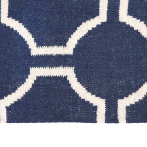 Bosie Kensington Townhouse Small Blue Hand Woven Rug