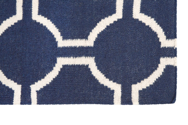 Bosie Kensington Townhouse Small Blue Hand Woven Rug