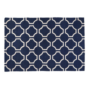 Bosie Kensington Townhouse Small Blue Hand Woven Rug
