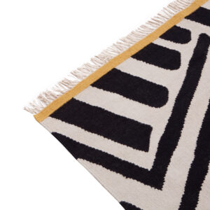 Bosie Villon Black and White Rug
