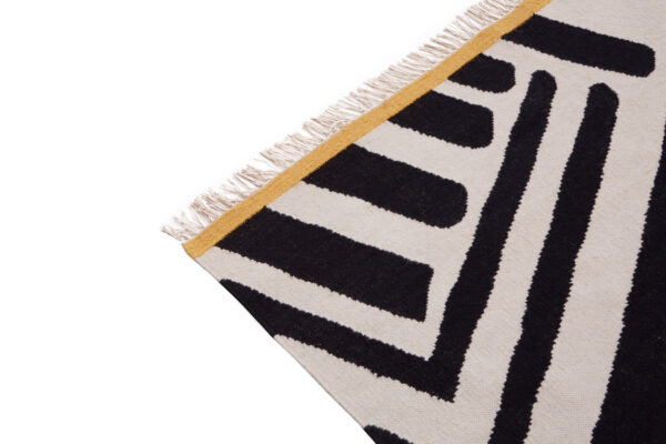 Bosie Villon Black and White Rug