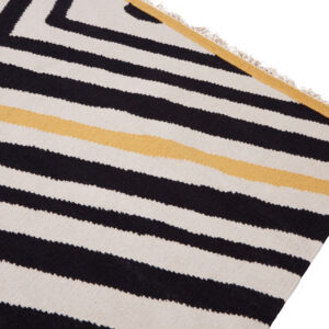 Bosie Villon Black and White Rug