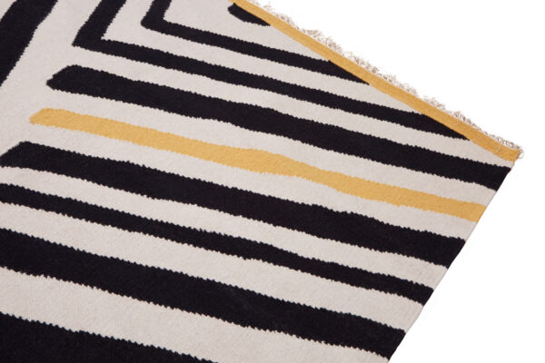 Bosie Villon Black and White Rug