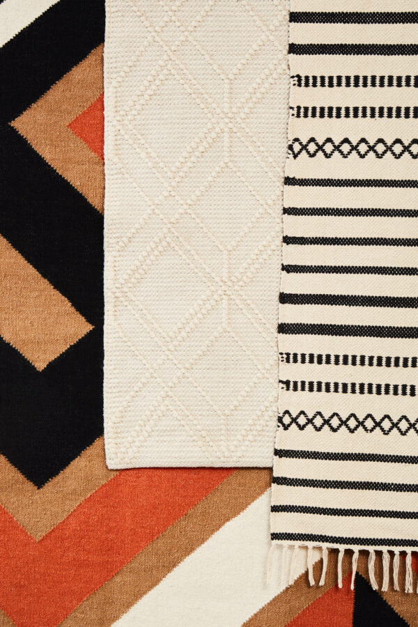 Bosie Villon Zig Zag Pattern Rug
