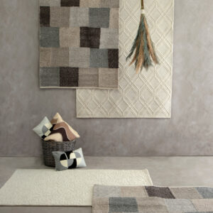 Bosie Jango Small Grid Design Rug