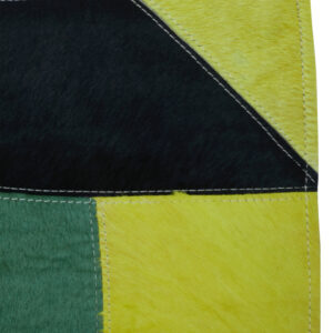 Bosie Safira Small Botanical Hair on Leather Rug