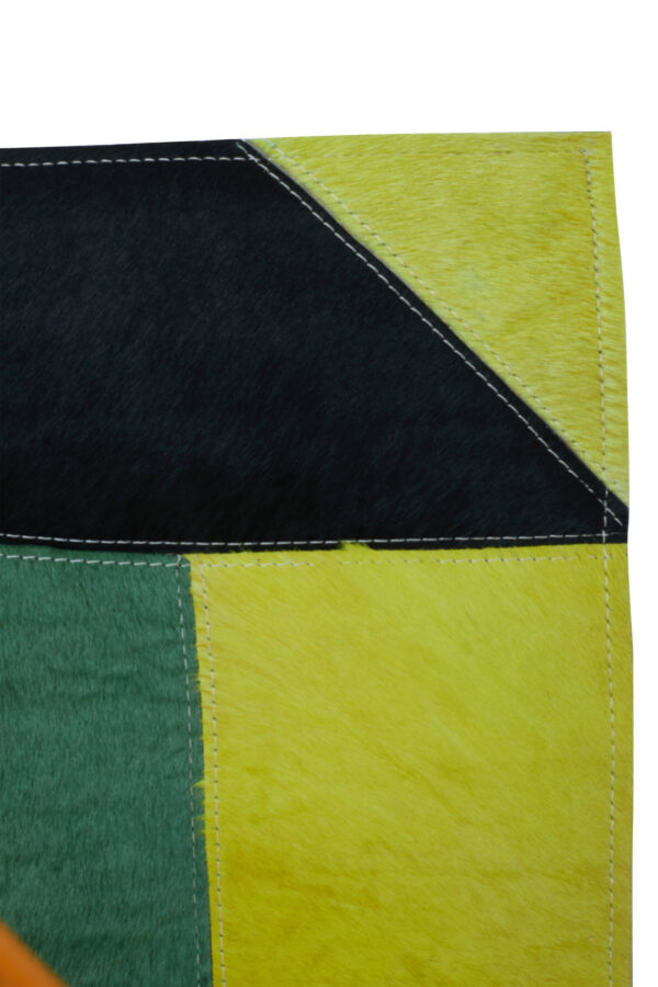 Bosie Safira Small Botanical Hair on Leather Rug