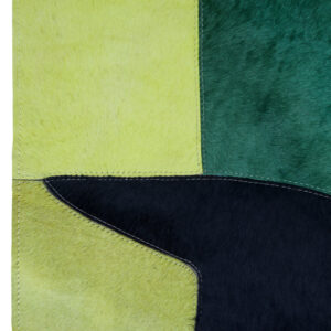 Bosie Safira Large Botanical Hair on Leather Rug