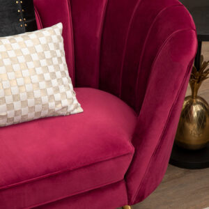 Bosie Kensington Townhouse Cream And Gold Check Cushion