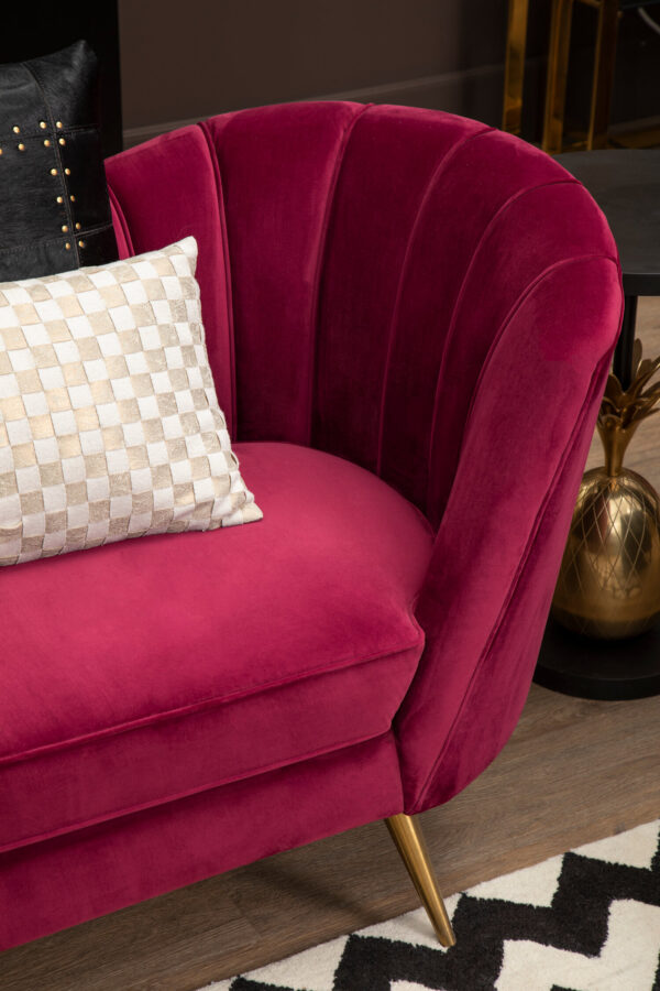 Bosie Kensington Townhouse Cream And Gold Check Cushion